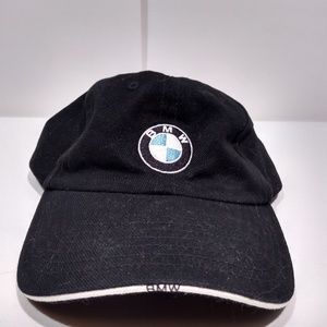 BMW car hat cap adjustable black